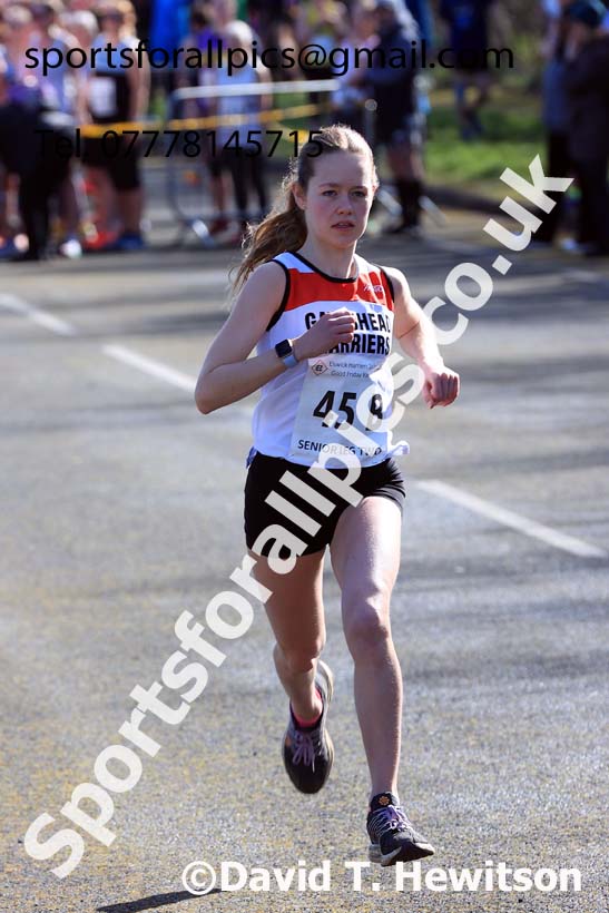 Senior womens 2024 Elswick Harriers Good Friday Relays, Newburn, Newcastle Upon Tyne  Photo: David T. Hewitson/Sports for All Pics